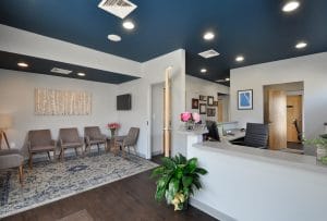 Trahos Dental - Dentist Office Reception Area